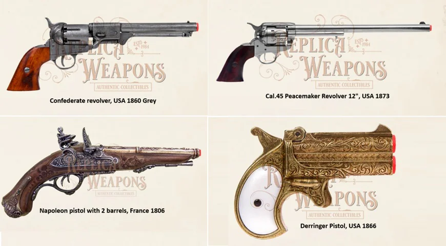 The Iconic Sidearms From Napoleon to the American Civil War