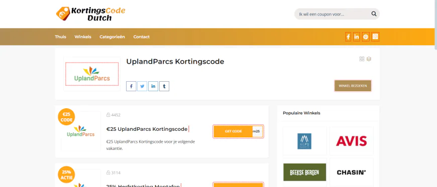 UplandParcs Kortingscode – Bespaar op Jouw Vakantie met UplandParcs via kortingscodedutch.nl