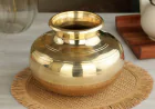 Pure Brass Cooking Handi – Traditional Brass Cook Pot Collection | Atya Luxury
