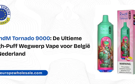 RandM Tornado 9000: De Ultieme High-Puff Wegwerp Vape voor België & Nederland