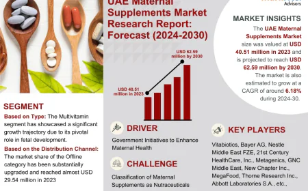 UAE Maternal Supplements Market Trends: Growth, Share, Value, Size, and Analysis By 2030