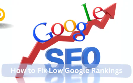 How to Fix Low Google Rankings