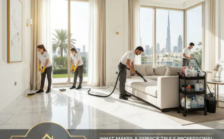 Villa Deep Cleaning Services Dubai: What Makes a Service Truly Professional.