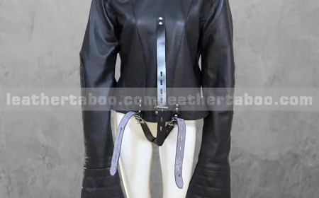 Unisex Leather Bondage Suit A Modern Blend of Style, Strength and Full Body Craftsmanship