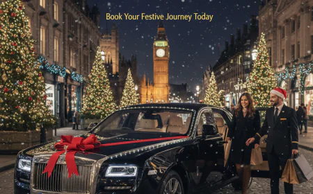 Enjoy Stress-Free Travel With a Luxury Christmas Chauffeur Service in London UK.