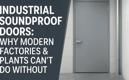 Industrial Soundproof Doors: Why Modern Factories & Plants Can’t Do Without Them
