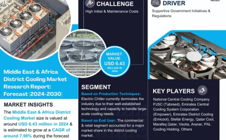 Middle East & Africa District Cooling Industry Insights & Future Growth by 2030