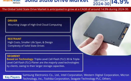 Solid State Drive Market Trends: Growth, Share, Value, Size, and Analysis By 2030