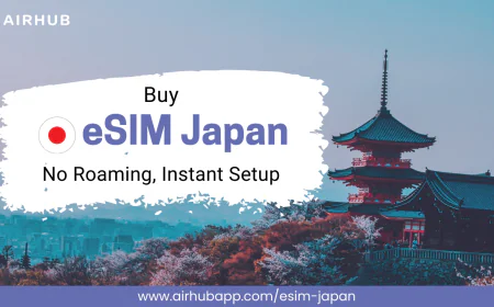 Japan’s Best Travel eSIM Airhub High-Speed Data