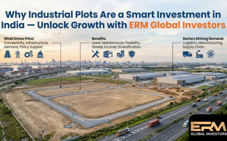 Why Industrial Plots Are a Smart Investment in India — Unlock Growth with ERM Global Investors