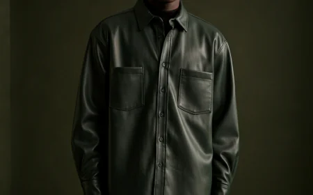 The New Classic: Sustainable Style with Custom Leather Shirts