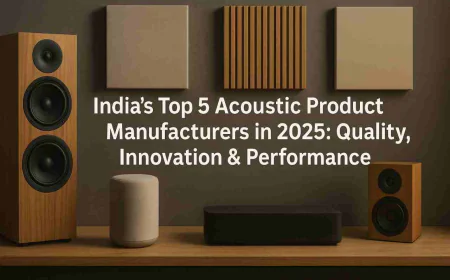 India’s Top 5 Acoustic Product Manufacturers in 2025: Quality, Innovation & Performance