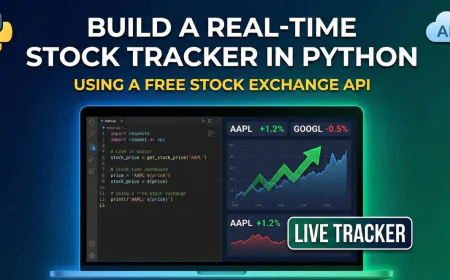 How to Build a Real-Time Stock Tracker in Python Using a Free Stock Exchange API