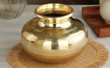 Pure Brass Cooking Handi – Traditional Brass Cook Pot Collection | Atya Luxury