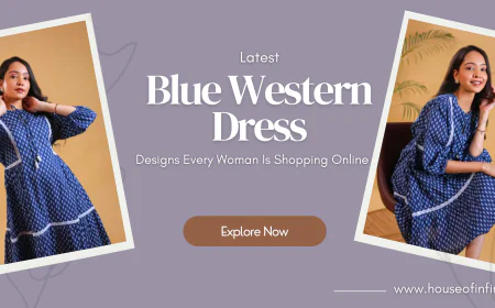 Latest Blue Western Dress Designs Every Woman Is Shopping Online