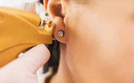 Dainty Ear Piercing in Dubai: Everyday Glam