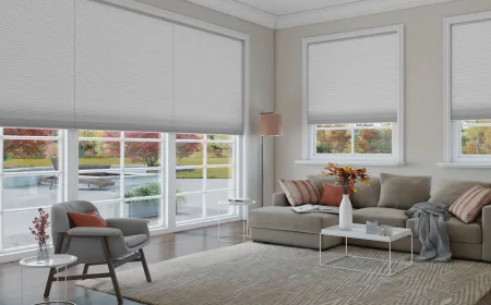 Elegant Window Treatments with Custom Blinds Services