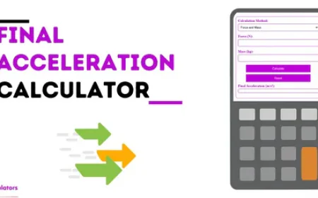 Get Exact Acceleration Magnitude Values with a Smooth Calculator Interface