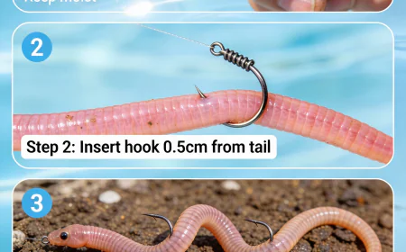 How to Bait a Live Worm Properly (Without Killing It)