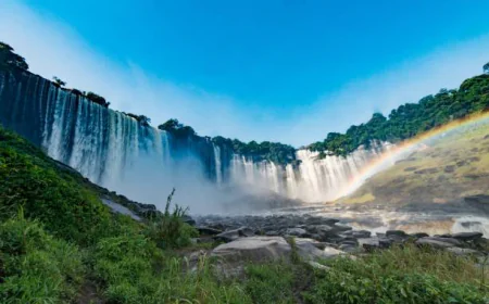 اكتشاف الشلالات الطبيعية المدهشة في أنغولا