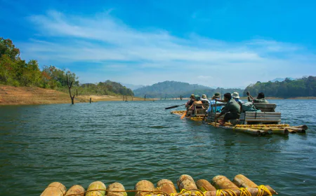 Enjoy Bamboo Rafting in Periyar Tiger Reserve