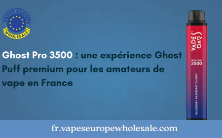 Ghost Pro 3500 : une expérience Ghost Puff premium pour les amateurs de vape en France