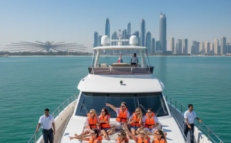 Sail Dubai in Style with Elegant Yacht Rental