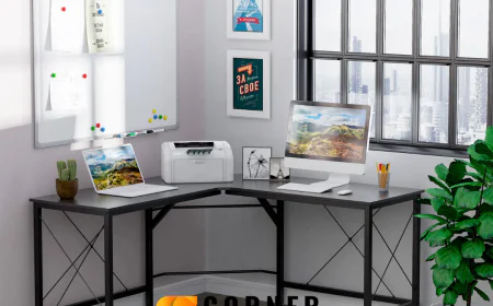 How to Organize Your Workspace Using a Corner Office Desk with Drawers