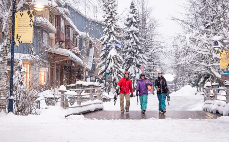 Tourists Love Whistler in Winter, Book Taxis Early