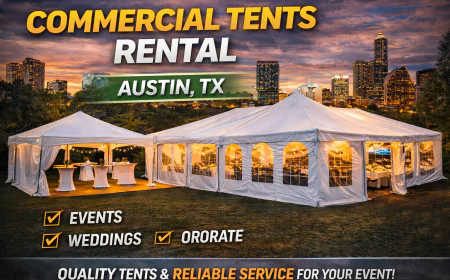 Commercial Tents Rental Austin TX for Large Events