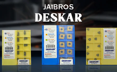 Deskar Inserts for CNC Machining | Durable & High Precision