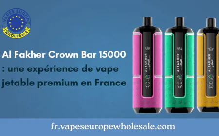 Al Fakher Crown Bar 15000 : une expérience de vape jetable premium en France