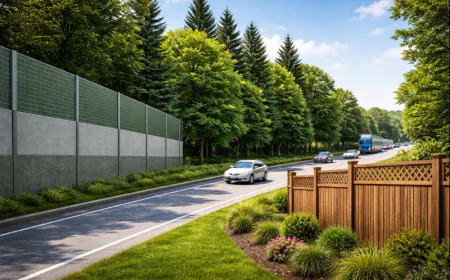 Noise Barriers vs Trees & Fences: Which Is Truly More Effective?