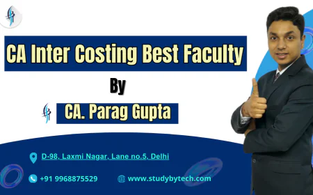 Why Students Choose CA Parag Gupta For CA Inter Costing Best Faculty
