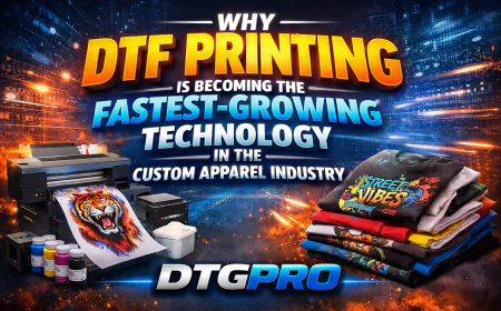 Why DTF Printing Is Becoming the Fastest-Growing Technology in the Custom Apparel Industry