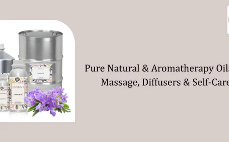 Pure Natural & Aromatherapy Oils for Massage, Diffusers & Self-Care