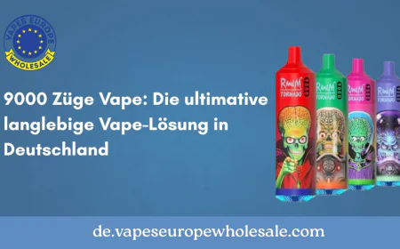 9000 Züge Vape: Die ultimative langlebige Vape-Lösung in Deutschland
