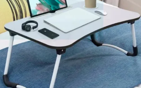 Elevate Your Gaming Experience with the METALLO Wooden Gaming Laptop Table