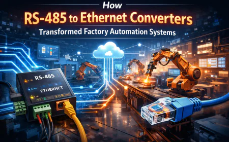 How RS-485 to Ethernet Converters Transformed Factory Automation Systems