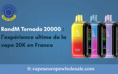 RandM Tornado 20000 : l’expérience ultime de la vape 20K en France