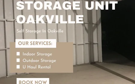 Storage Unit Oakville: A Practical Solution for Modern Space Needs