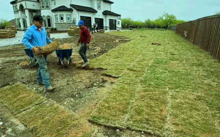 Sod Installation And Landscape Installation Or Landscaping Services In Lewisville