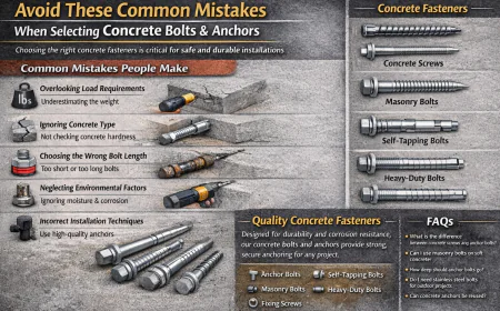 Avoid These Common Mistakes When Selecting Concrete Bolts and Anchors