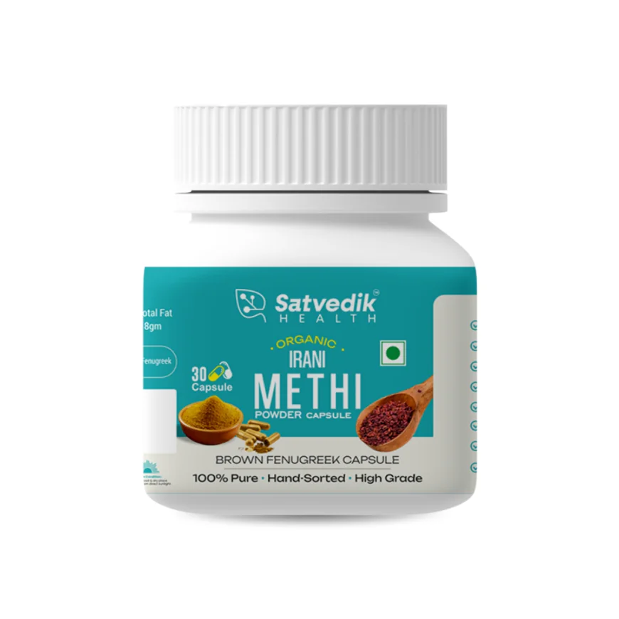 Buy 100% Organic Irani Methi Capsules - 30 Capsules