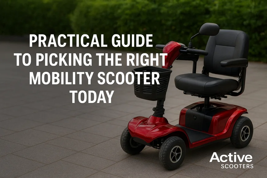 A Practical Guide to Picking the Right Mobility Scooter Today