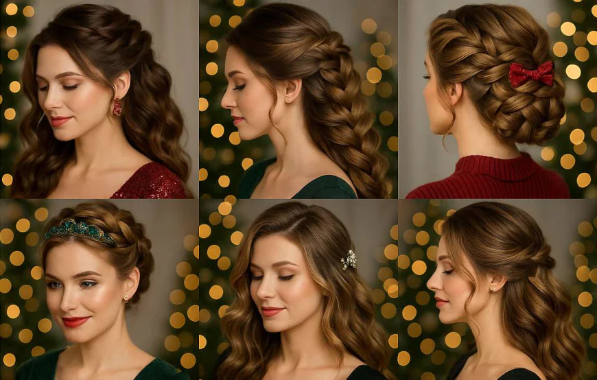 Stunning Christmas Hairstyles to Shine This Holiday Season