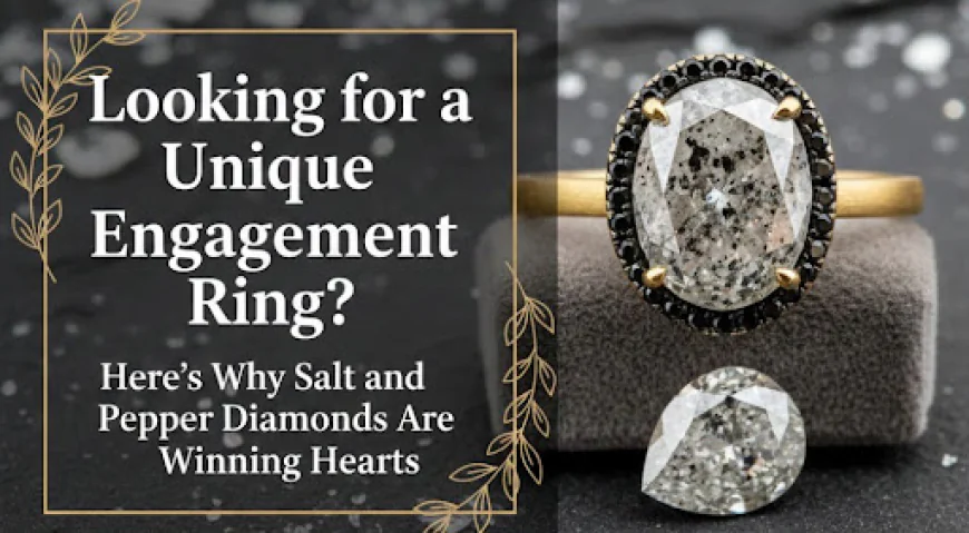 Looking for a Unique Engagement Ring? Here’s Why Salt and Pepper Diamonds Are Winning Hearts