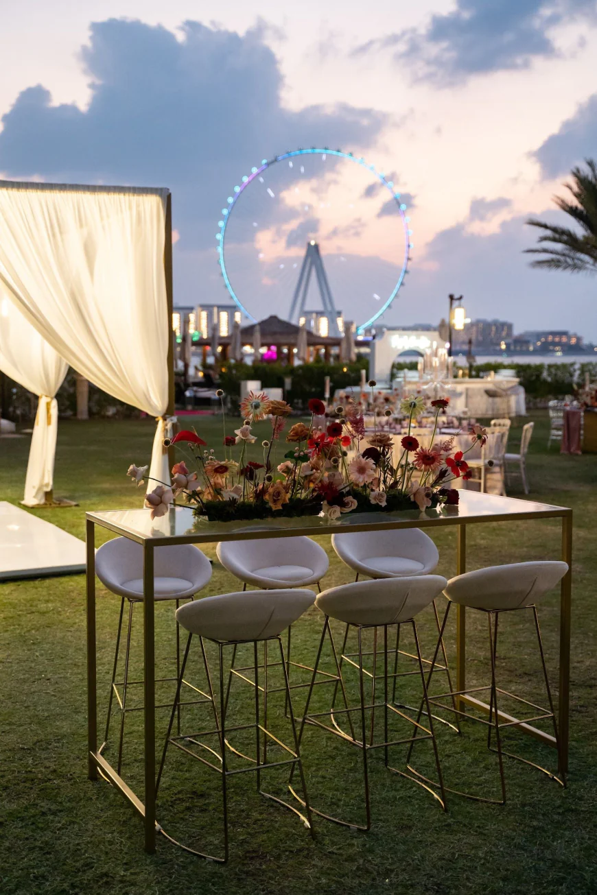 Cocktail Table Rental in Dubai for Stylish Events
