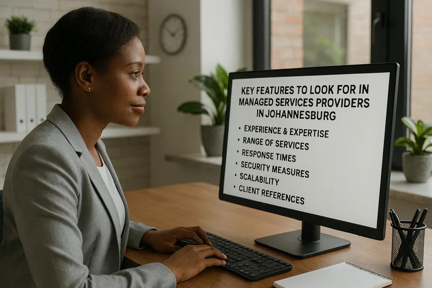 Key Features to Look for in Managed Services Providers in Johannesburg