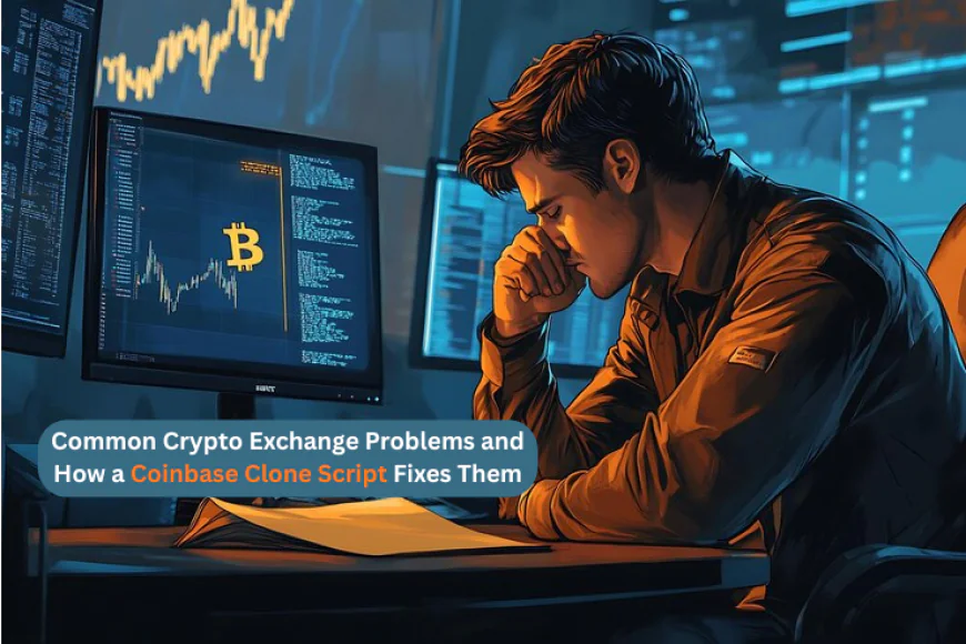 Common Crypto Exchange Problems and How a Coinbase Clone Script Fixes Them